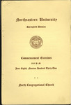 Commencement Program, 1932 by Northeastern University Springfield Division