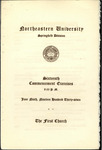 Commencement Program, 1937 by Northeastern University Springfield Division