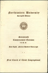 Commencement Program, 1938 by Northeastern University Springfield Division