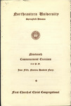 Commencement Program, 1940 by Northeastern University Springfield Division