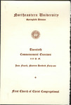 Commencement Program, 1941 by Northeastern University Springfield Division