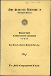 Commencement Program, 1944 by Northeastern University Springfield Division