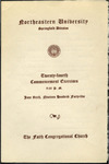 Commencement Program, 1945 by Northeastern University Springfield Division