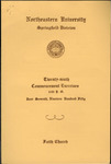 Commencement Program, 1950 by Northeastern University Springfield Division