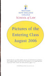 Pictures of Entering Law Students, August 2006 by Western New England College. School of Law