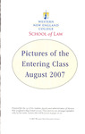 Pictures of Entering Law Students, August 2007 by Western New England College. School of Law