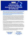 Center for Advanced Manufacturing Ribbon Cutting Handout