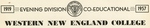 Western New England College logo, 1957 by Western New England College
