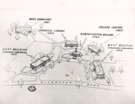 WNE campus rendering, 1965 by Western New England College