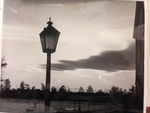 Lamp post on campus, undated by Western New England College